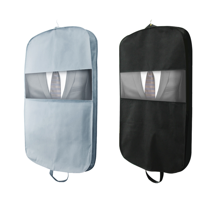 Garment Non Woven Bag Suit Bag for Storage and Travel Anti-Moth Protector Lightweight Sturdy Full Zipper Suit Cover Manufacturer