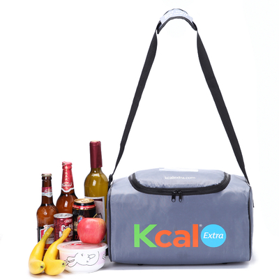 Portable Insulated Reusable Grocery Shopping Tote Cooler Bag- Extra Large Water-resistant Surface Picnic Cooler with Zipper Bag 