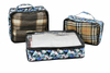Hot Selling 3 Pcs RPET Travel Storage Set Bag with Handle For Luggage Clothes Essentials 