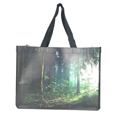 OEM available PP woven tote shopping bag print logo Manufacture 