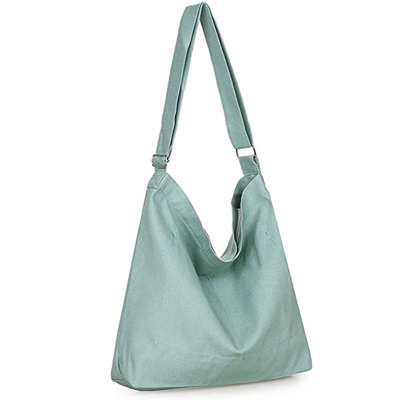 Retro Large Size Canvas Shoulder Bag Hobo Crossbody Handbag Casual Tote Bag Manufacturer